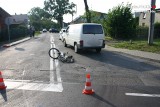 Dwa wypadki rowerzystów w Tarnowskich Górach ZDJĘCIA Rowerzyści trafili do szpitala ZDJĘCIA
