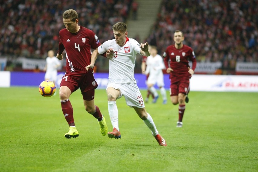 24.03.2019 warszawa pge narodowy mecz polska lotwa...