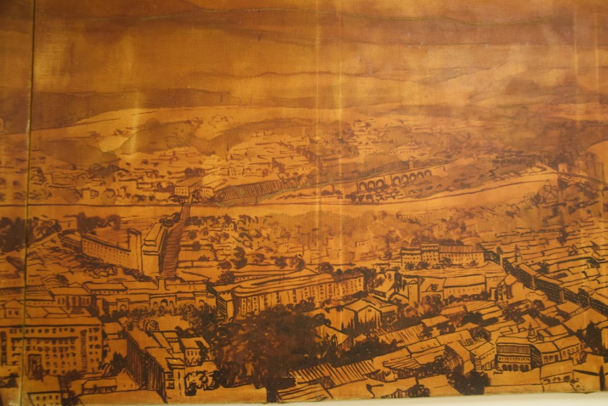 Panorama Tbilisi, dzieło Stanisława Mazusia