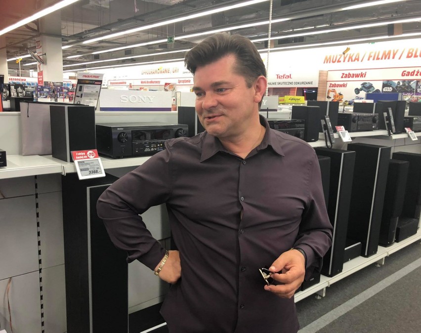 Zenek Martyniuk w MediaMarkt Białystok