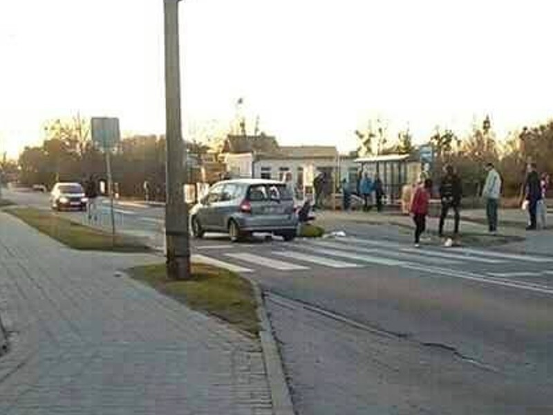 Zdjęcie zrobione tuż po wypadku