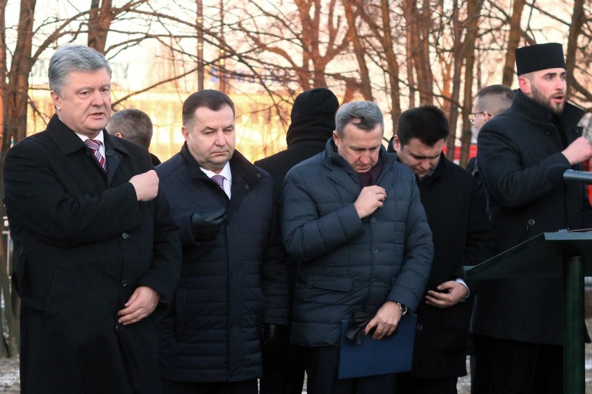 Będzie nowy pomnik w Lublinie. Akt erekcyjny wmurował prezydent Ukrainy