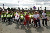 Ogólnopolski Marsz Pokoju Honorowych Dawców Krwi z Rajska do byłego niemieckiego obozu Auschwitz-Birkenau [ZDJĘCIA]