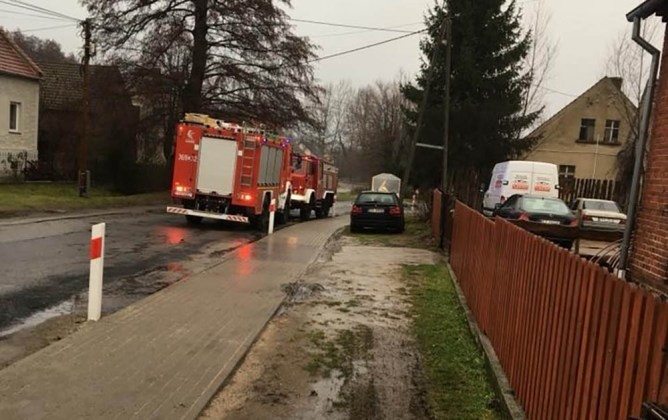 Pożar wybuchł w niedzielę, 30 grudnia, w Ciemnicach....