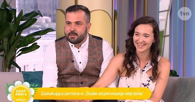 "Ślub od pierwszego wejrzenia" 5. Karol i Laura gruchali jak dwa gołąbki w DDTVN. Do pocałunków doszło już na drugiej randce!Fot. TVN
