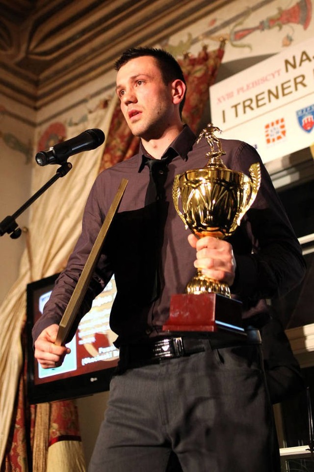 Paweł Smółka odebrał we wtorek nagrodę za 4. miejsce w Plebiscycie "Gazety Krakowskiej" na Najlepszego Piłkarza Małopolski w 2012 roku