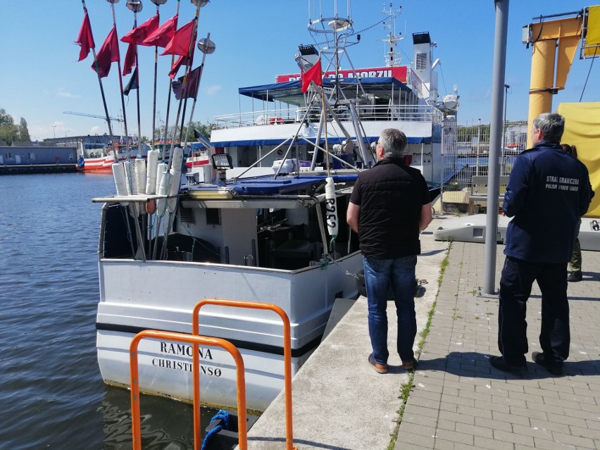 Kuter został zauważony w czwartek przed południem w...