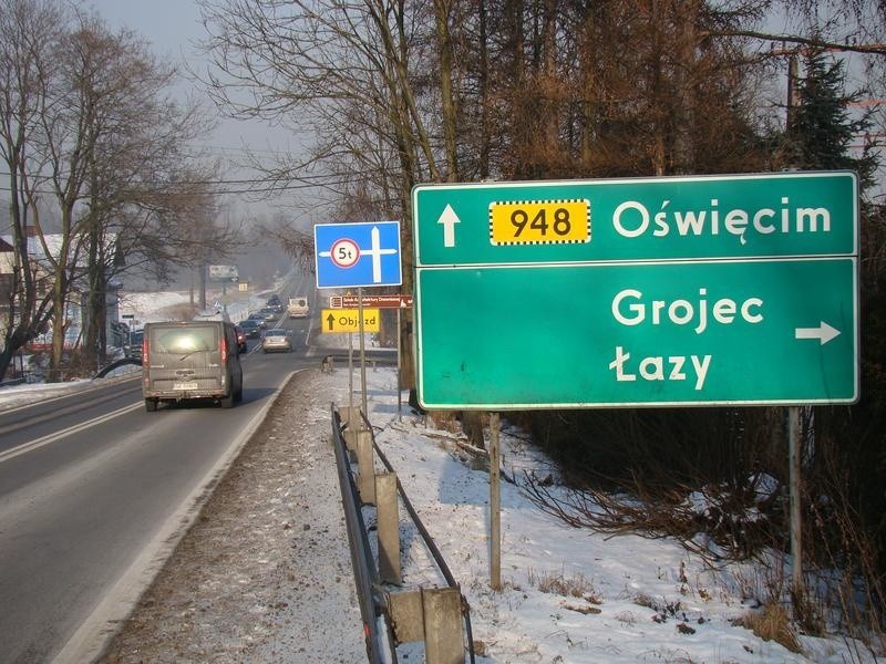 Niebezpieczne skrzyżowanie na drodze wojewódzkiej 948 w Grojcu będzie przebudowane