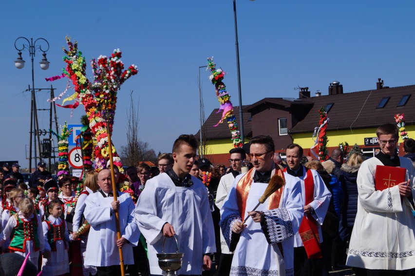 Niedziela Palmowa w Łysych 2019, 14.04.2019. Zdjęcia