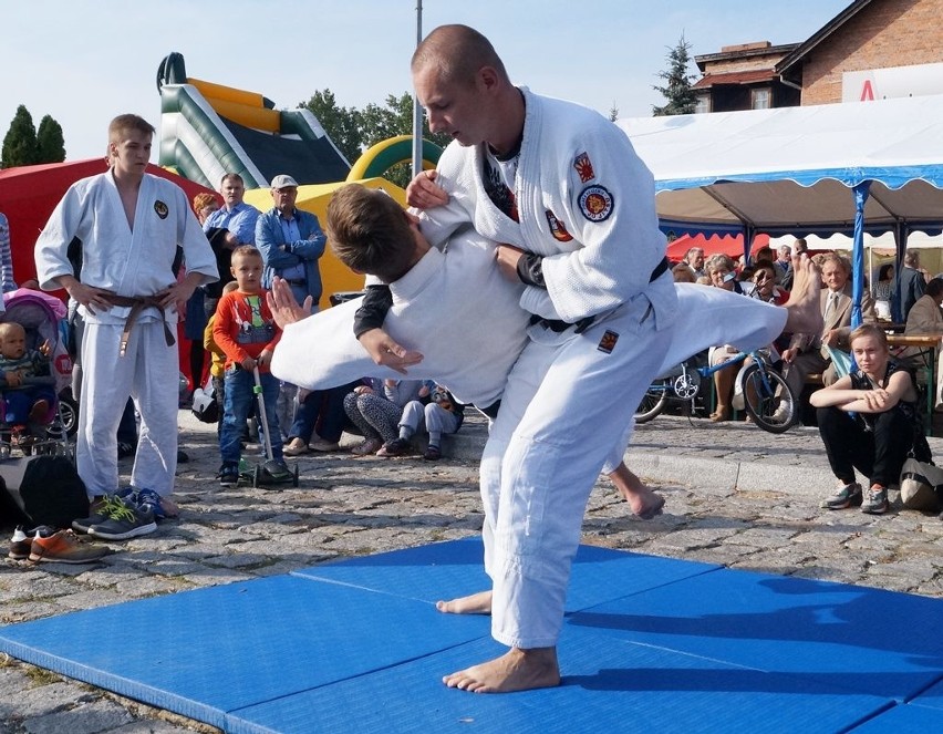 Pokaz walk w wykonaniu inowrocławskich karateków