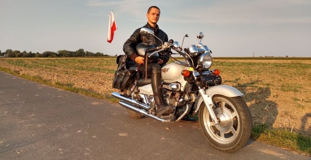 Michał Kozłowski to właściciel motocykla roku w powiecie opatowskim.
