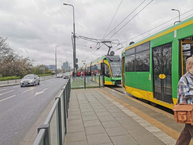 Wstrzymanie ruchu tramwajowego w Poznaniu.