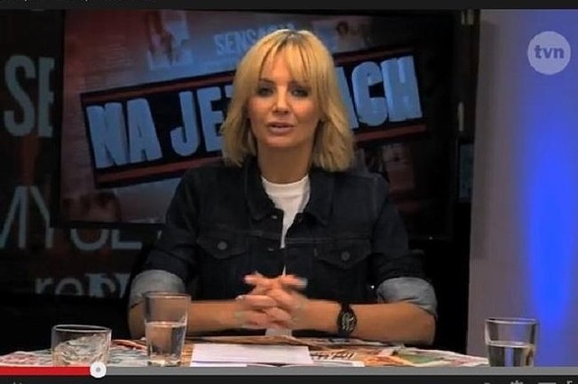 Agnieszka Szulim, prowadząca "Na językach" (fot. screen YouTube)