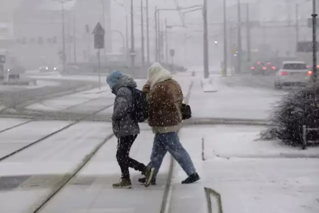 Atak zimy w Poznaniu i w Wielkopolsce. Szaleją zamiecie i zawieje śnieżne. Na ulice wyjechały pługi i piaskarki.Kolejne zdjęcie --->