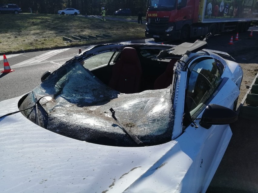Wypadek na obwodnicy Tarnowa