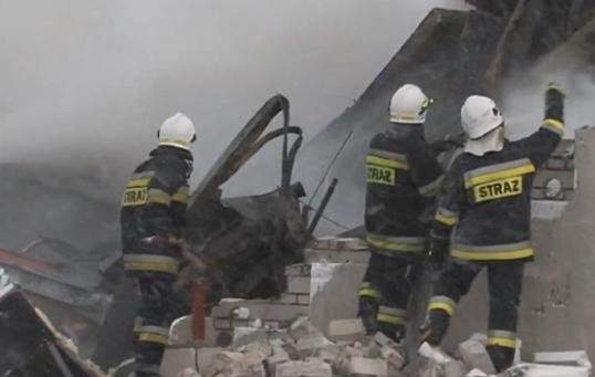 Pożar Wysoczka: Płonęła fabryka mebli