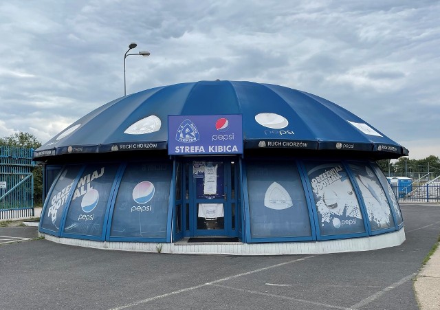 24.07.2021. Ruch Chorzów chce sprzedać pawilon "Grzybek" na stadionie przy Cichej.