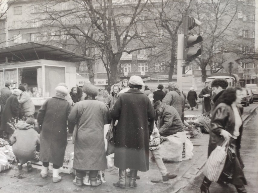 Handel uliczny w Krakowie w latach 90.