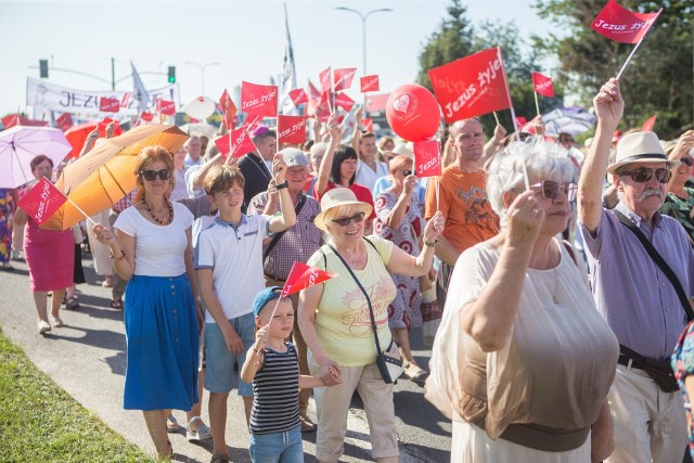 XI Marsz dla Jezusa w Słupsku.