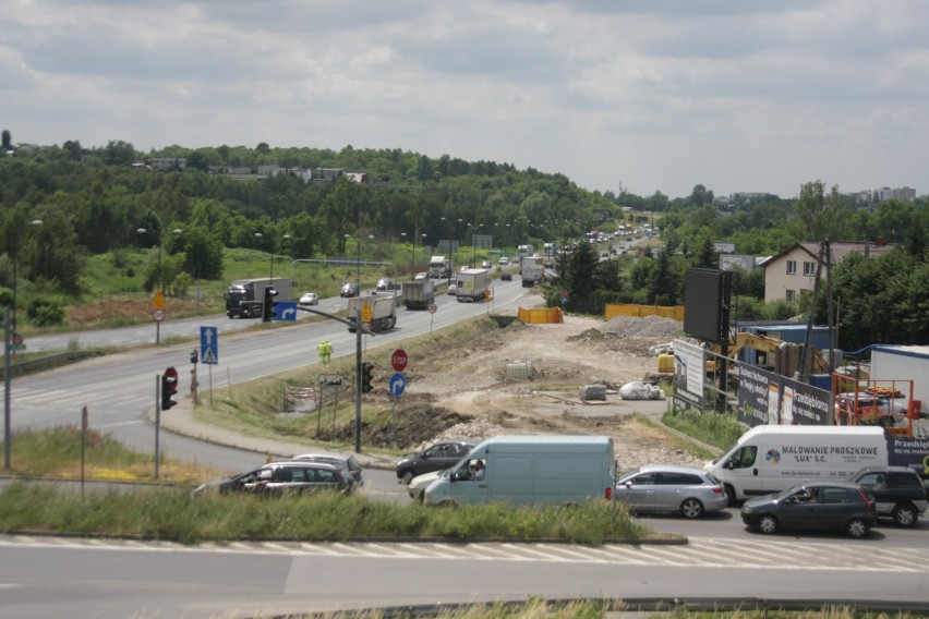 Trasa DK 94 w Sosnowcu korkuje się na kilka kilometrów przed...