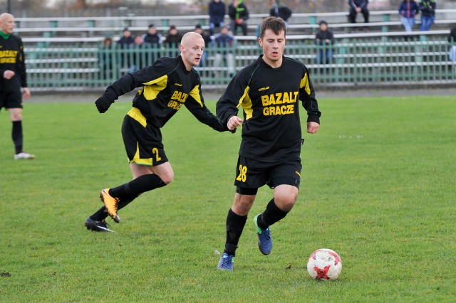 Maciej Salak odegrał ważną rolę przy golu dla Skalnika.