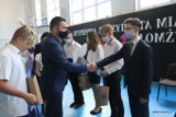 Łomżyńscy uczniowie docenieni przez włodarza [zdjęcia]