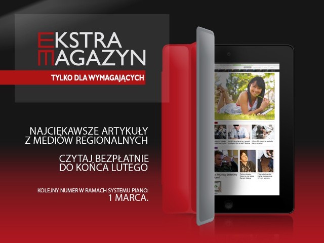 Kolejny numer Ekstra Magazynu będzie dostępny od 1 marca. Ma się ukazywać co tydzień. Zawsze będzie go można znaleźć na naszym portalu regionalnym www.gazetalubuska.pl