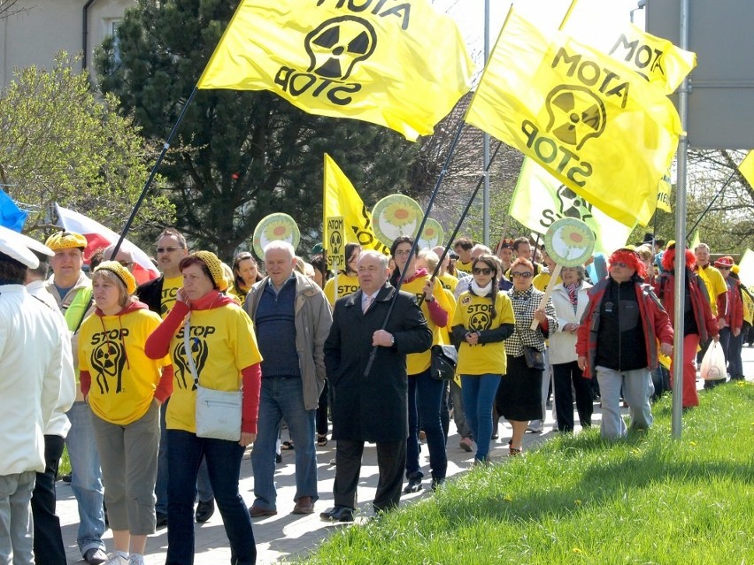 Stop atom - protest na 1 maja.