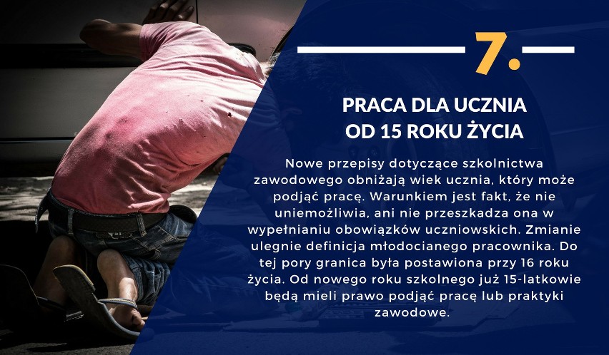 Praca dla ucznia od 15 roku życia...