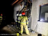 Pożar w Skrzyszowie: płonęła elewacja domu jednorodzinnego