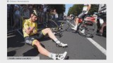 Klątwa żółtej koszulki. Kolejny lider Tour de France wycofał się z wyścigu po upadku (wideo)