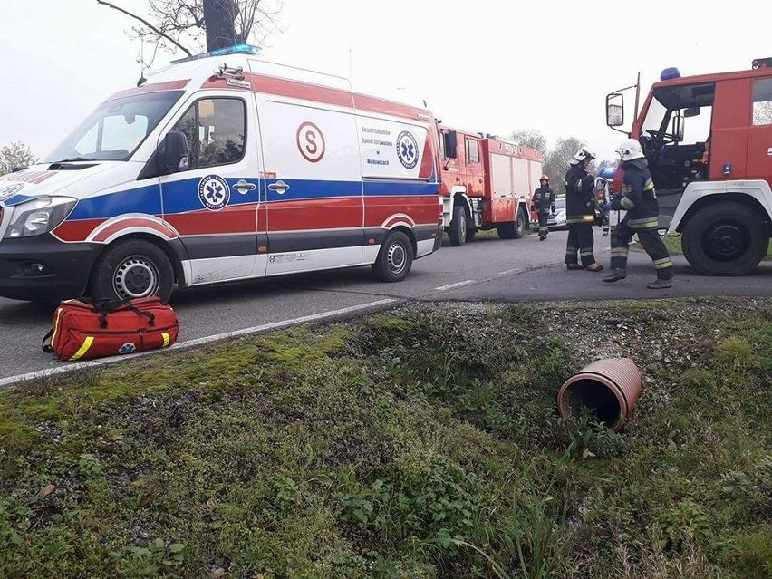 Cztery osoby ranne w tym jedna poważnie pod Wadowicami 