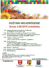 Dożynki Wojewódzkie Suraż 2010 (program)