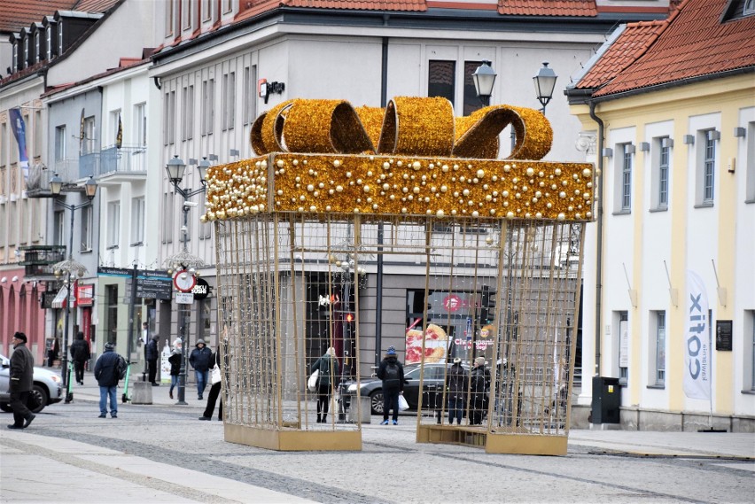 Wielka choinka pojawiła się już na Rynku Kościuszki w Białymstoku. Mikołaj z Laponii zapali na niej lampki już w najbliższą niedzielę 