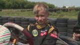 Piotr Wiśnicki. 11-latek pokonuje starszych o cztery lata w kartingu [video]