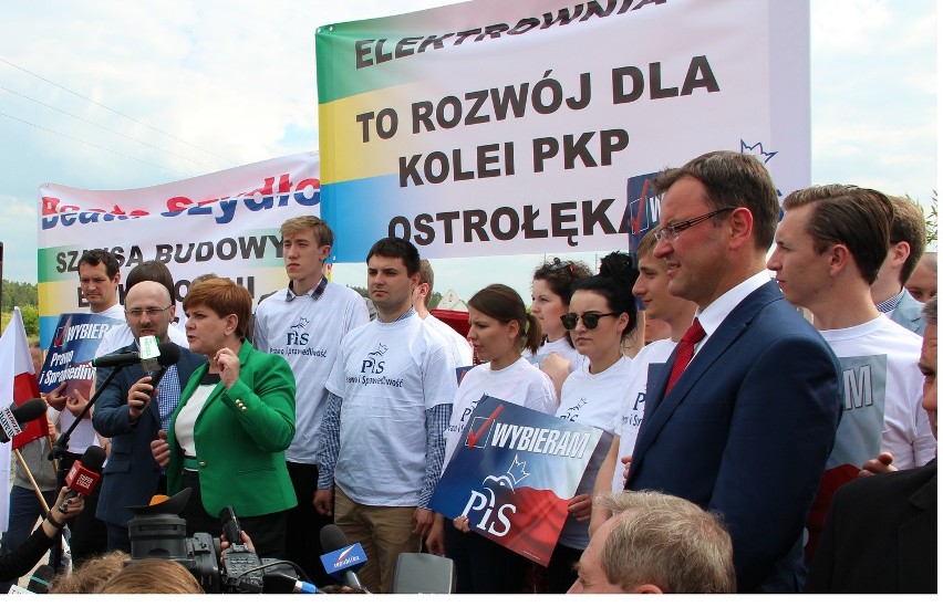 Pani Poseł Beata Szydło, kandydatka na Premiera z ramienia...