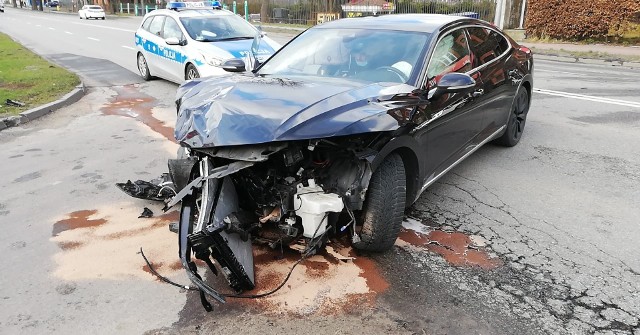 Wypadek na ulicy Bałtyckiej w Słupsku. Uwaga na korki