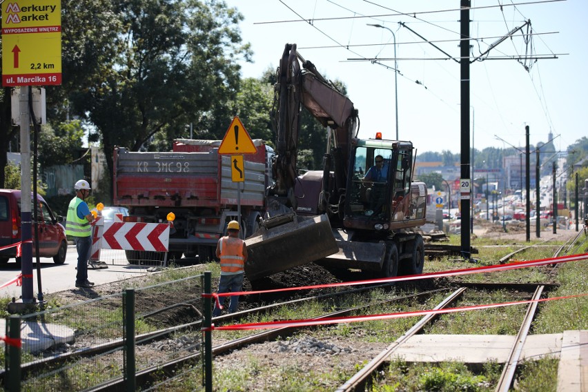 Kraków. Od soboty tramwaje nie jeżdżą ulicą Zakopiańską [ZDJĘCIA]