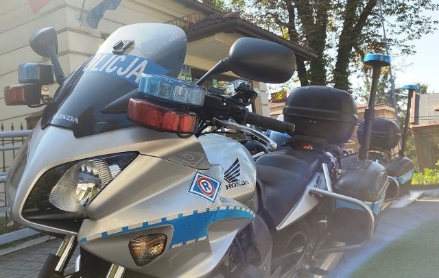 35-latek z Chorzowa jechał na motocyklu pod wpływem narkotyków i bez uprawnień