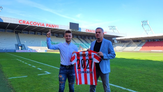 Michał Rakoczy podpisał ostatnio kontrakt z Cracovią do 2027 r.