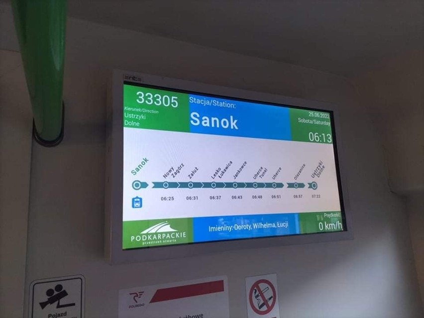 Pociągi wróciły w Bieszczady. Wznowiono połączenie kolejowe Sanok – Ustrzyki Dolne
