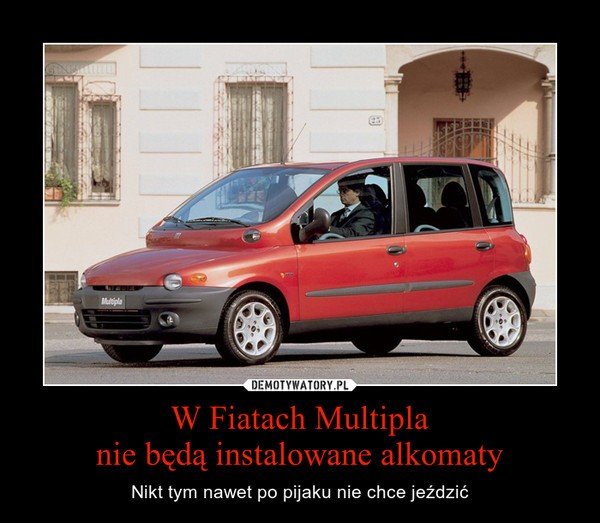 Fiat Multipla Auto, z którego szydzą internauci [ŻARTY