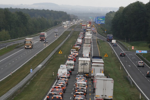 A4 Katowice do Mysłowic - 59489 pojazdów na dobę