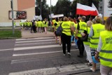 Protest pracowników inspekcji weterynaryjnej. Zablokowali Aleję Solidarności w Białymstoku [ZDJĘCIA]
