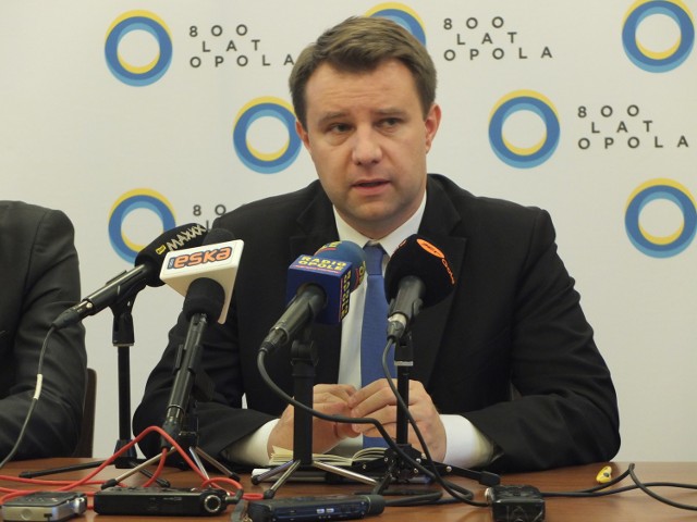 Prezydent Opola Arkadiusz Wiśniewski.