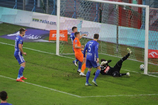 6.12.2020 r. Mecz 12. kolejki PKO Ekstraklasy Piast Gliwice - Zagłębie Lubin 1:1.