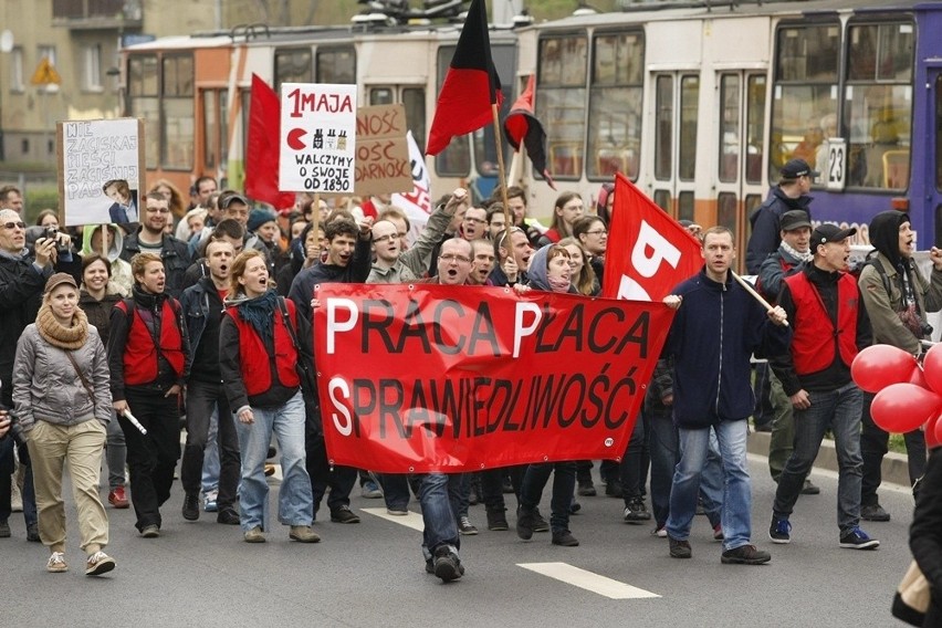 Wrocław: Marsz przeciwko wyzyskowi pracowników (ZDJĘCIA)