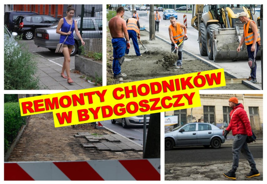 Trwa przetarg na remonty chodników w Bydgoszczy. Najwięcej...