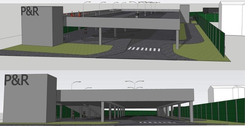 Wizualizacja nowego dworca autobusowego w Wadowicach
