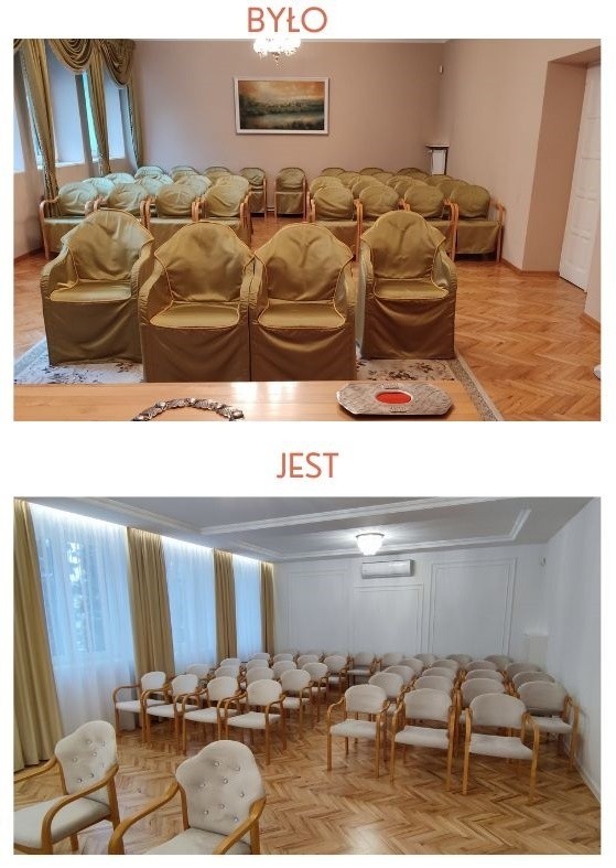 Sala ślubów w Urzędzie Stanu Cywilnego w Ostrołęce została odnowiona. Zobaczcie, jak teraz wygląda